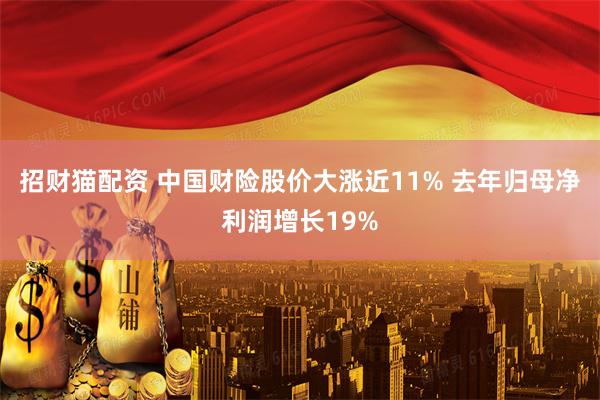 招财猫配资 中国财险股价大涨近11% 去年归母净利润增长19%