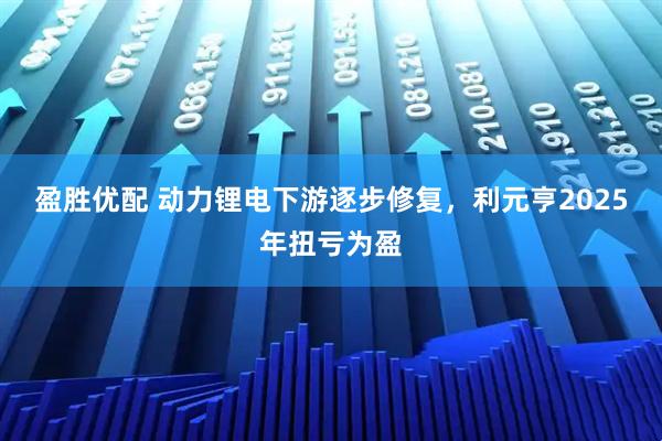 盈胜优配 动力锂电下游逐步修复，利元亨2025年扭亏为盈