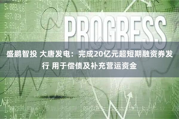 盛鹏智投 大唐发电：完成20亿元超短期融资券发行 用于偿债及补充营运资金